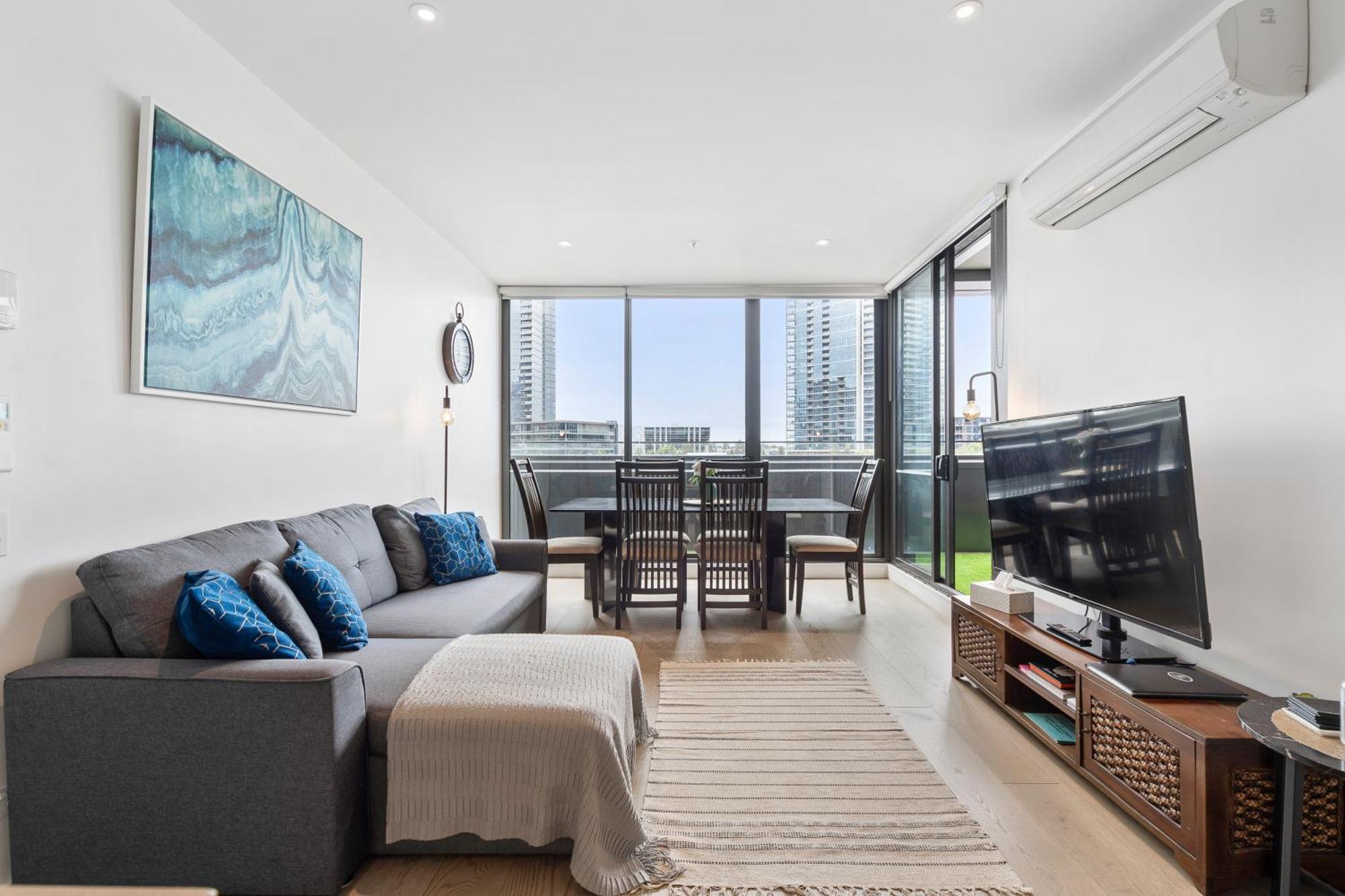 Melbourne Docklands Riverside Views Dış mekan fotoğraf