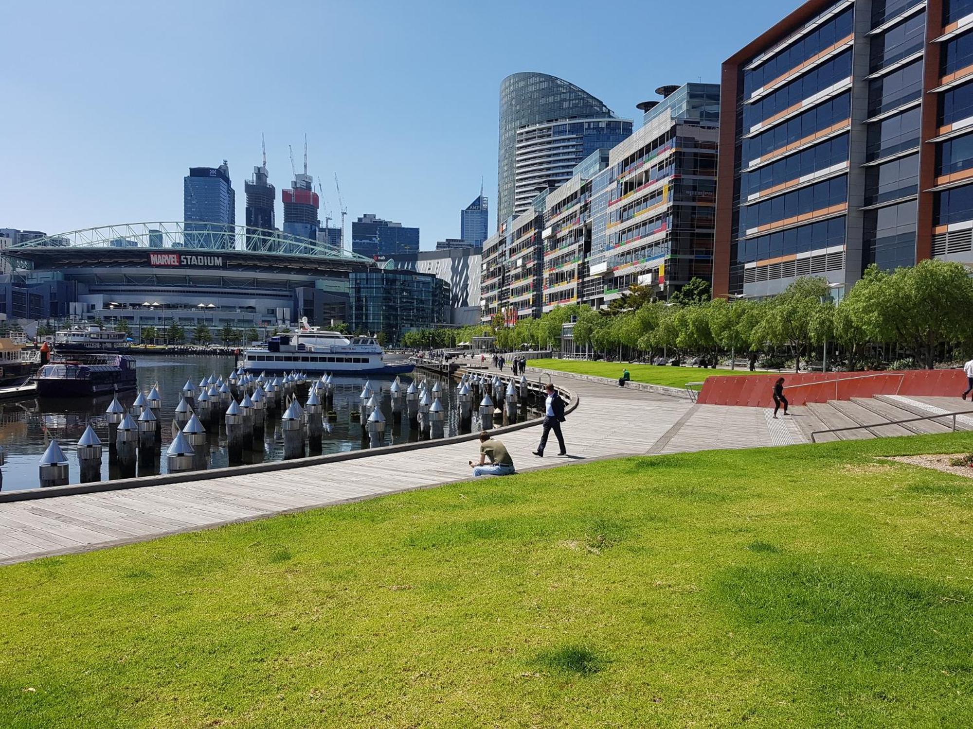 Melbourne Docklands Riverside Views Dış mekan fotoğraf